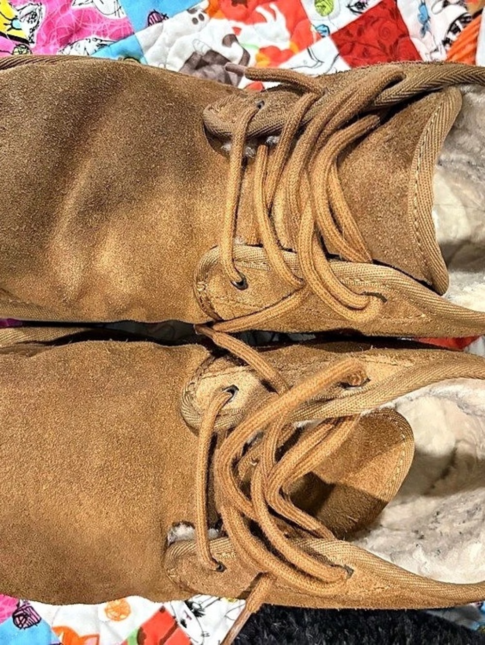 UGG Neumel Brown Lace-Up Ankle Boots US 9